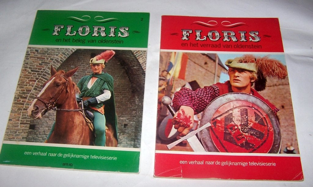 Twee klassieke Floris boeken,gebaseerd op de televisieserie, Ophalen of Verzenden, Gebruikt, Tv, Overige typen