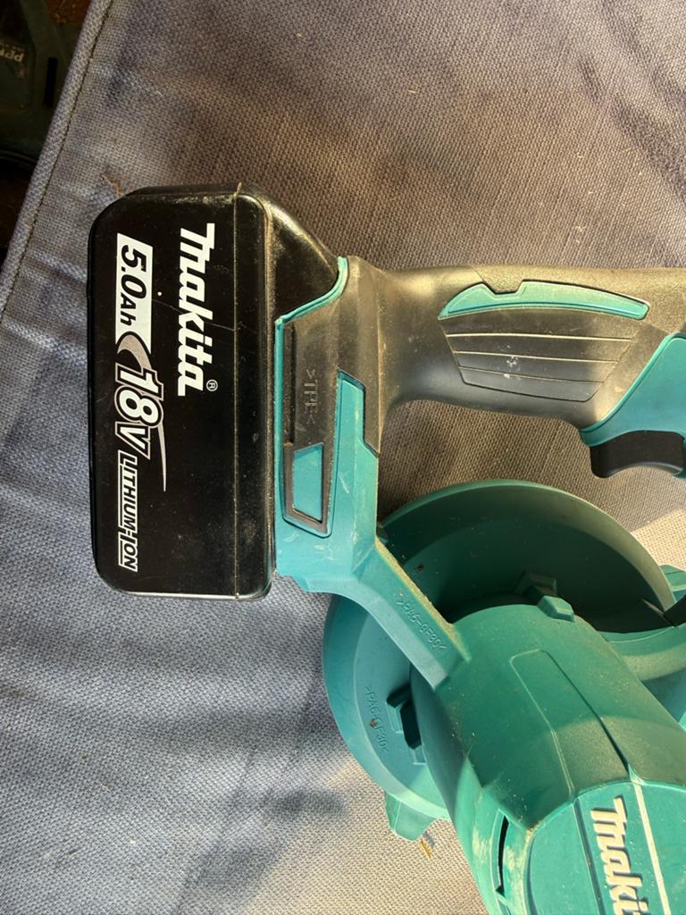Makita DUB185 Bladblazer op accu (inclusief accu), Verzenden, Gebruikt, Accu, Handgedragen