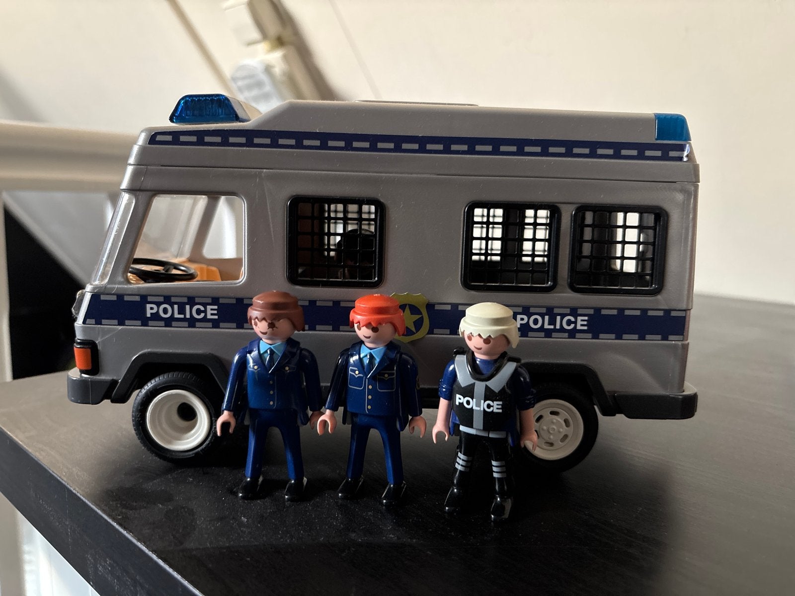Playmobil Politiebus met 4 agenten, Ophalen of Verzenden, Gebruikt