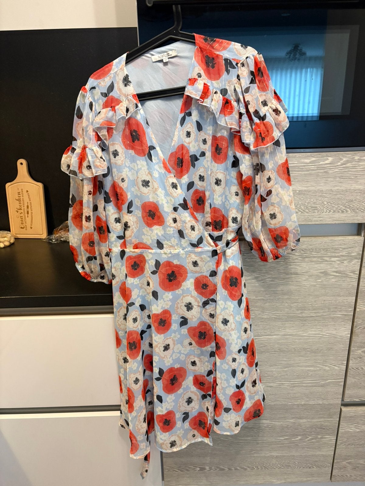 Vrolijk zomerjurkje  maat 48, Kleding | Dames, Ophalen of Verzenden, Zo goed als nieuw, Maat 46/48 (XL) of groter, Boven de knie