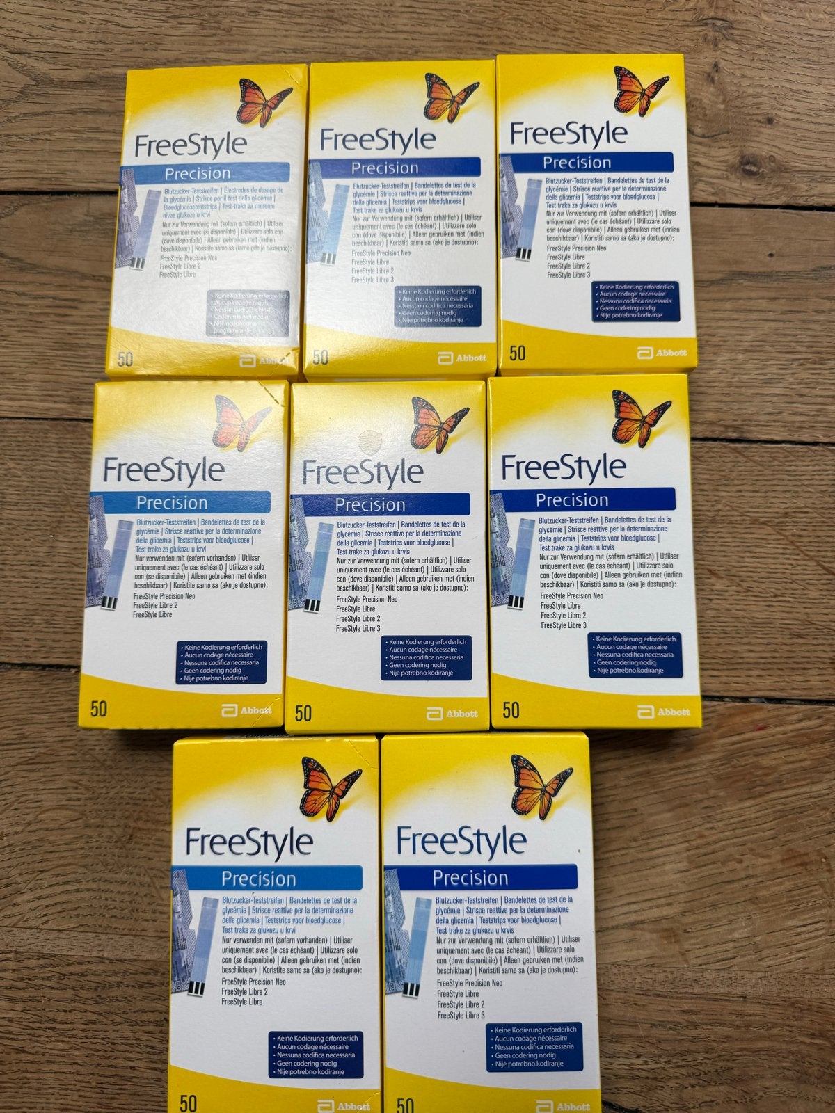 Freestyle Precision bloedglucose teststrips (9x50 stuks), Ophalen of Verzenden, Nieuw, Overige typen