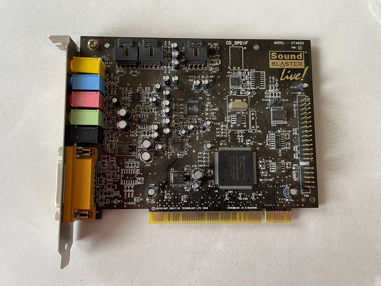 Sound Blaster Live! CT4830, Computers en Software, Ophalen of Verzenden, Gebruikt, Intern