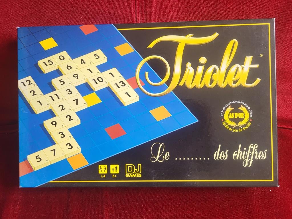 Triolet bordspel, Een of twee spelers, Ophalen of Verzenden, Gebruikt, DJ Games
