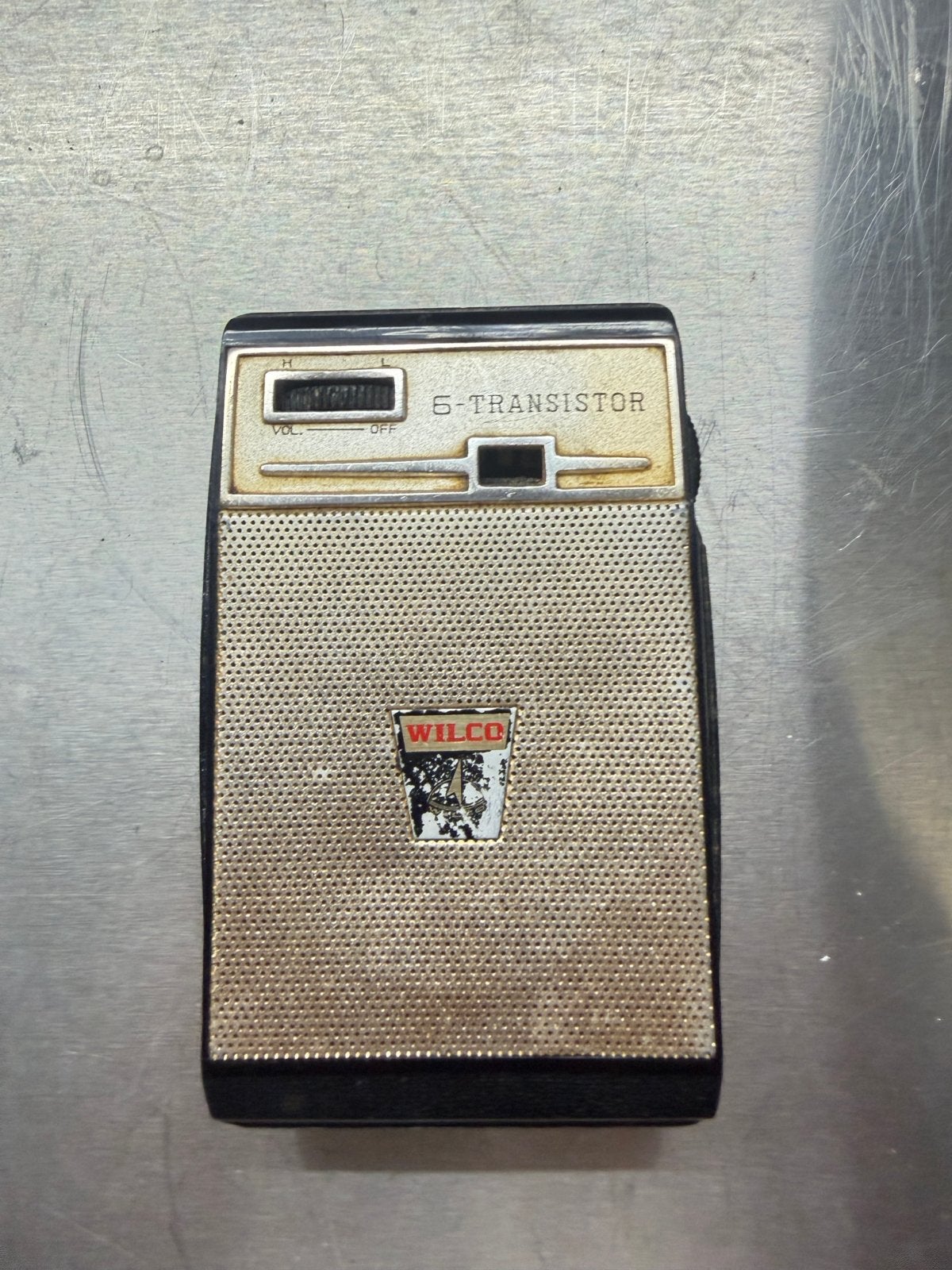 Vintage WILCO 6 Transistor Radio - Draagbare Ontvanger, Ophalen of Verzenden, Gebruikt, Transistorradio