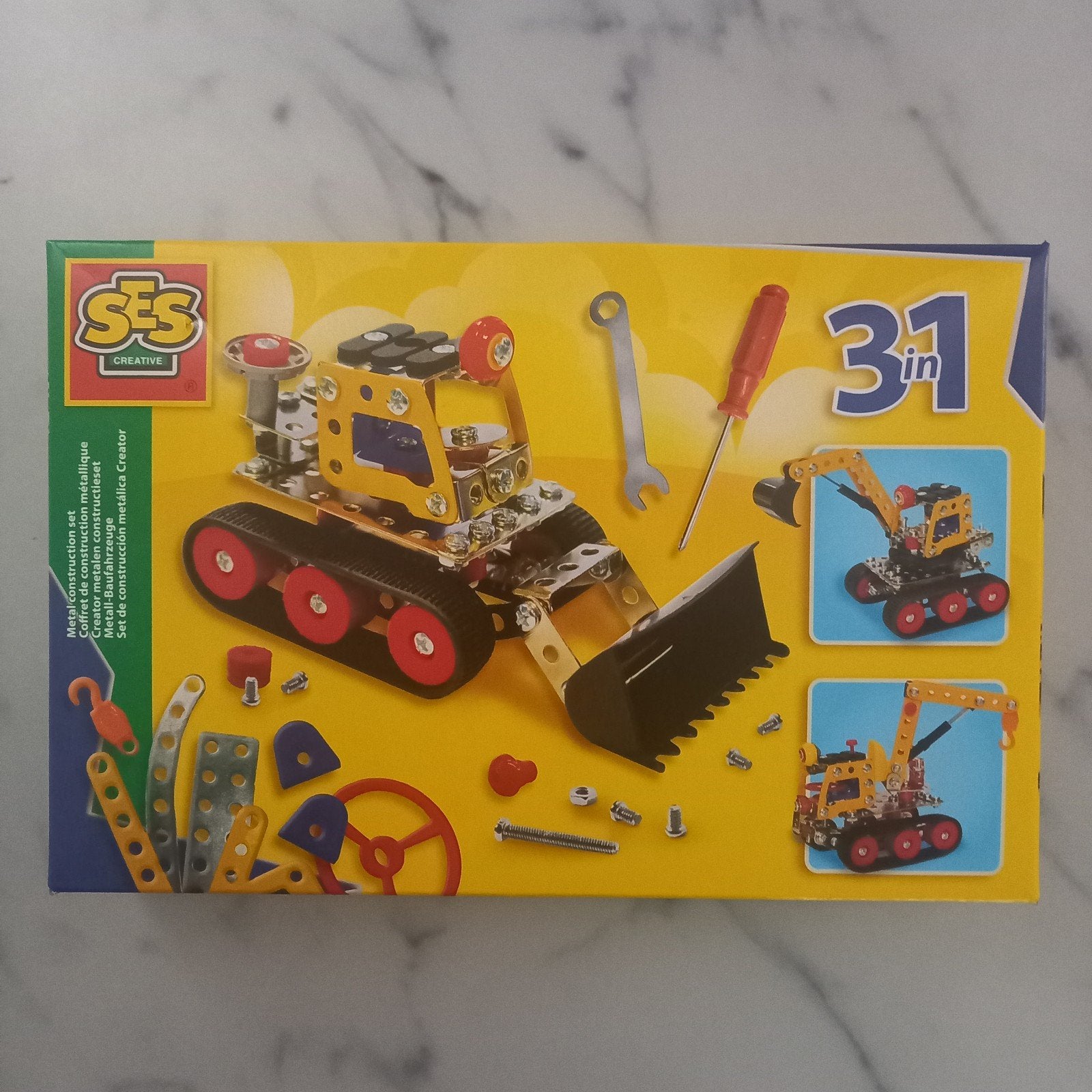 SES Creative Metaal Constructie Set 3-in-1 Gloednieuw, Ophalen of Verzenden, Nieuw, Knutselen