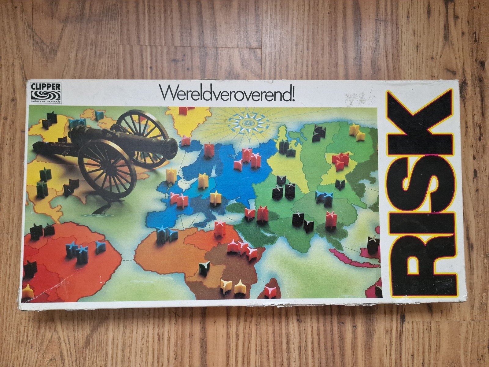 Risk Wereldveroverend! Bordspel - Clipper (Gebruikt), Vijf spelers of meer, Ophalen of Verzenden, Gebruikt, Clipper