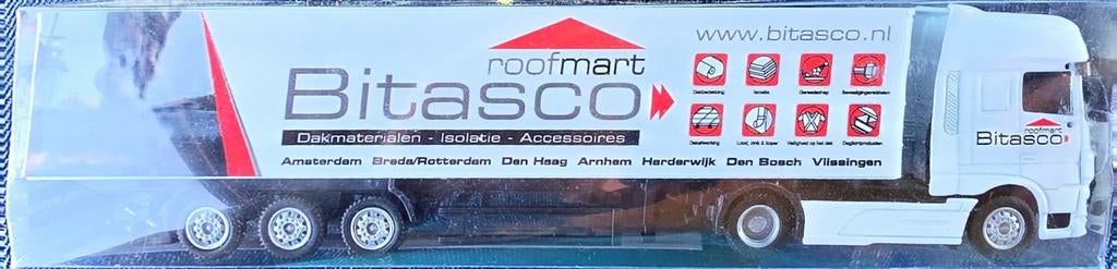 DAF XF Bitasco Vrachtwagen Schaalmodel 1:87, Hobby en Vrije tijd, Modelauto's | 1:87, Nieuw, Bus of Vrachtwagen, Overige merken