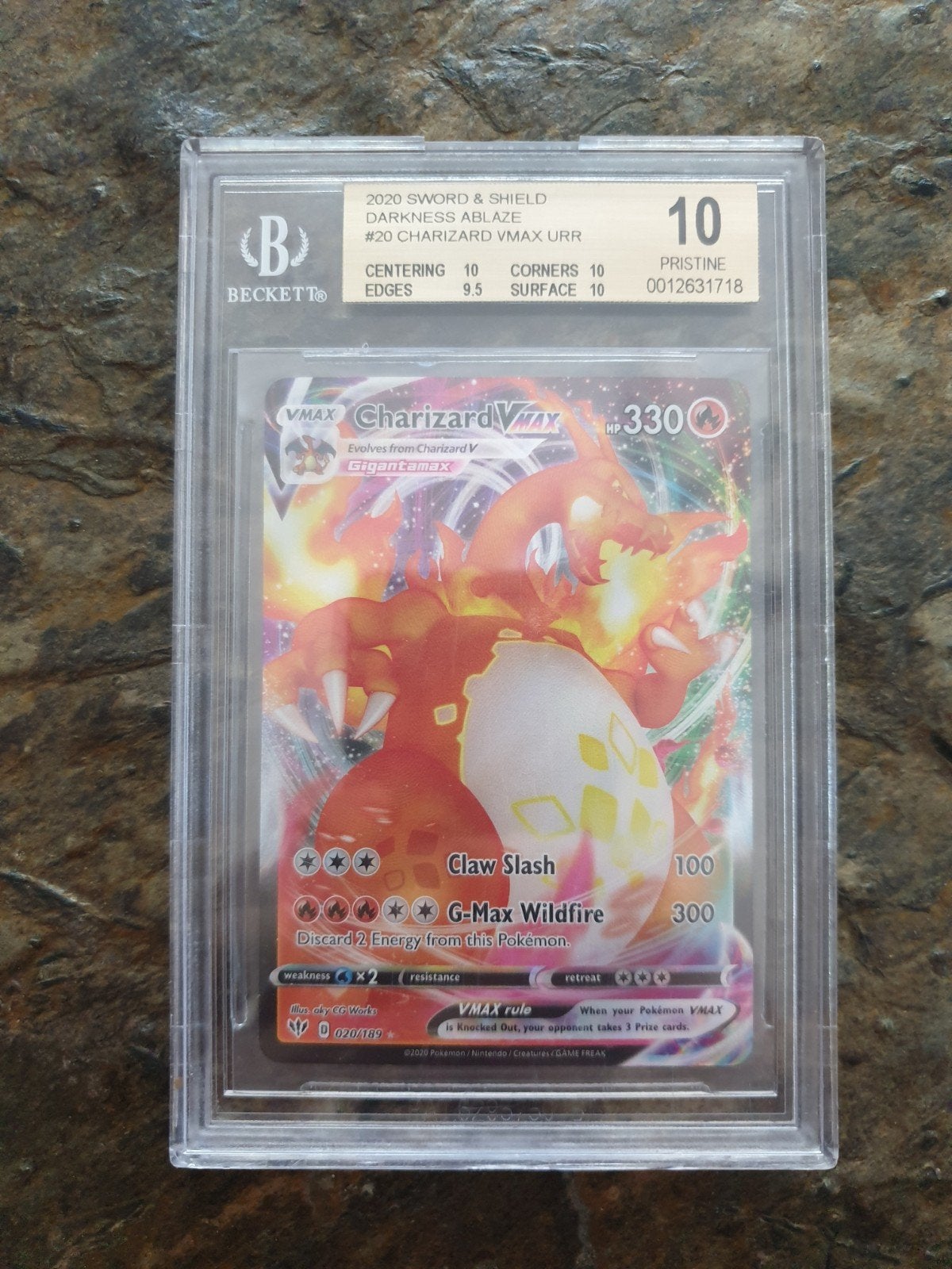 Pokémon Kaarten:Charizard VMAX, Blastoise, Feraligatr Grade, Ophalen of Verzenden, Zo goed als nieuw, Meerdere kaarten
