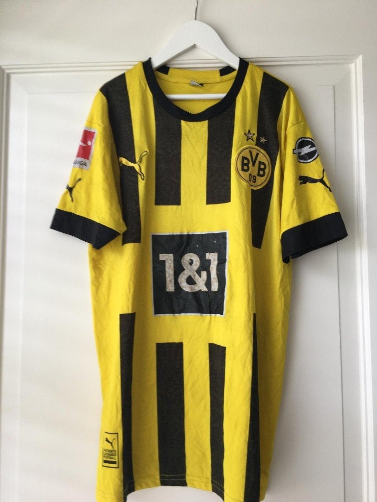 #VSM40 Voetbalshirt Adeyemi (B. Dortmund) te koop!! M, Maat M, Verzenden, Zo goed als nieuw, Shirt