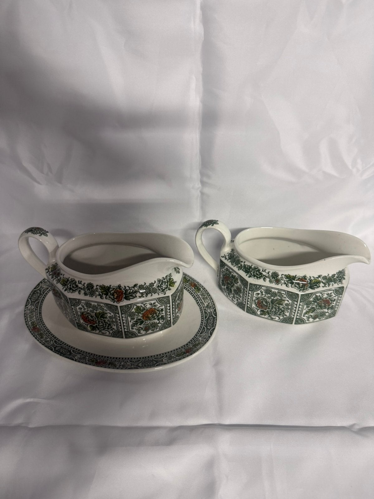 Ridgway Staffordshire groen jus saus kan, Antiek en Kunst, Ophalen of Verzenden
