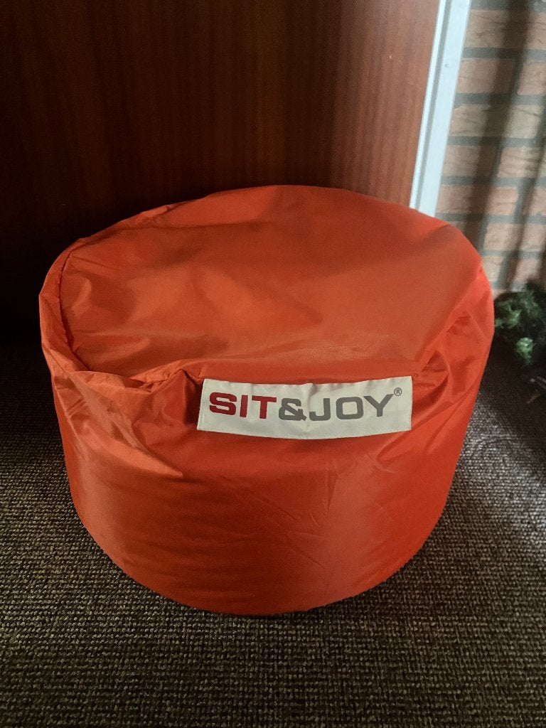 Zitzak, Huis en Inrichting, Ophalen, Zo goed als nieuw, Oranje, Zitzak