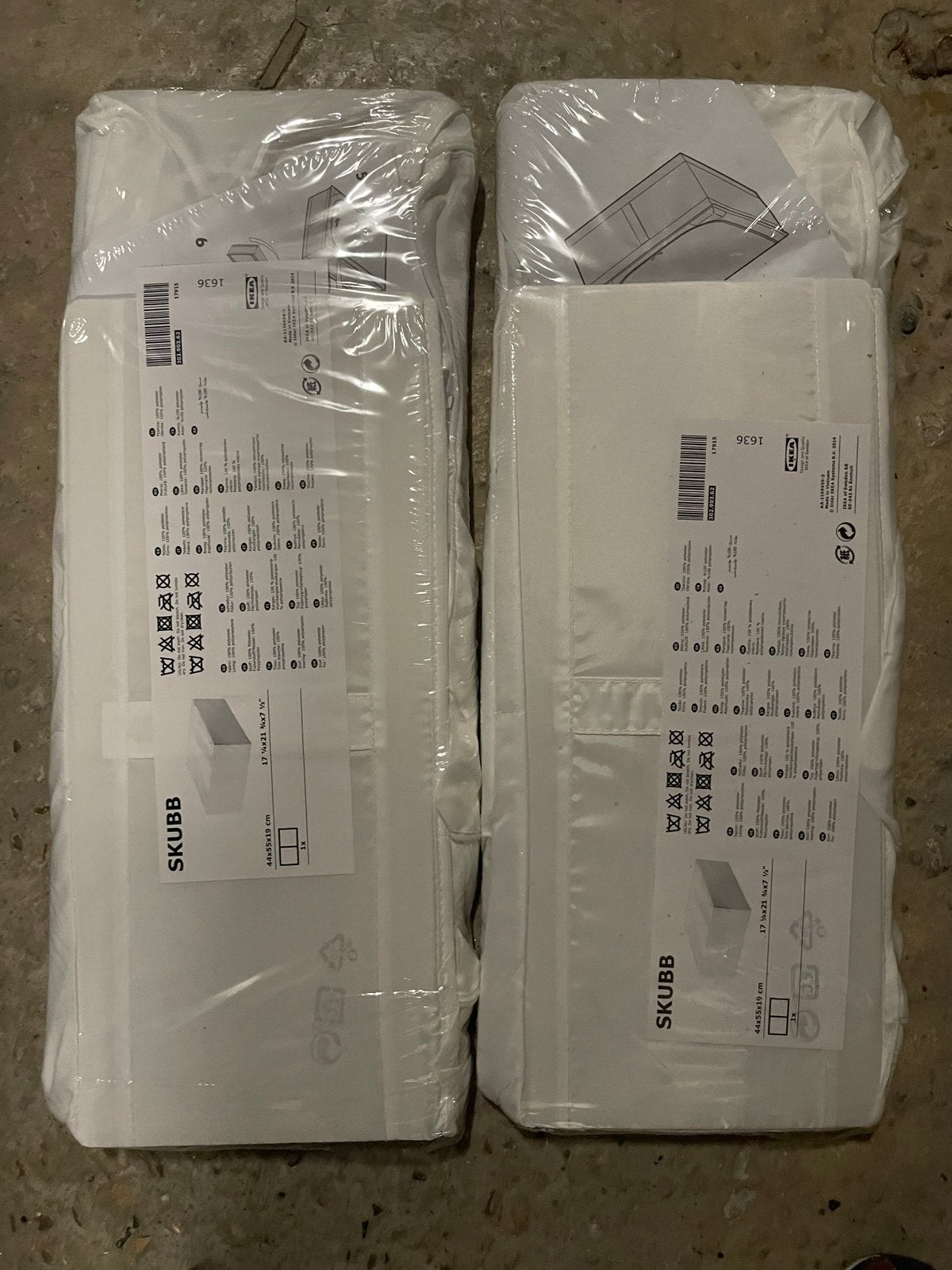 4x IKEA SKUBB Opbergdozen - 2 Nieuw, 2 Gebruikt, Ophalen, Zo goed als nieuw