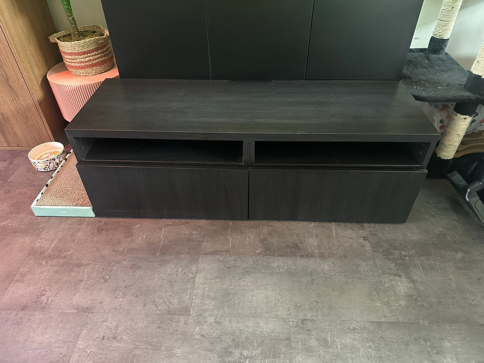 Gratis af te halen. Televisiemeubel 120x40x40 cm, Ophalen, Gebruikt, 100 tot 150 cm, Minder dan 100 cm