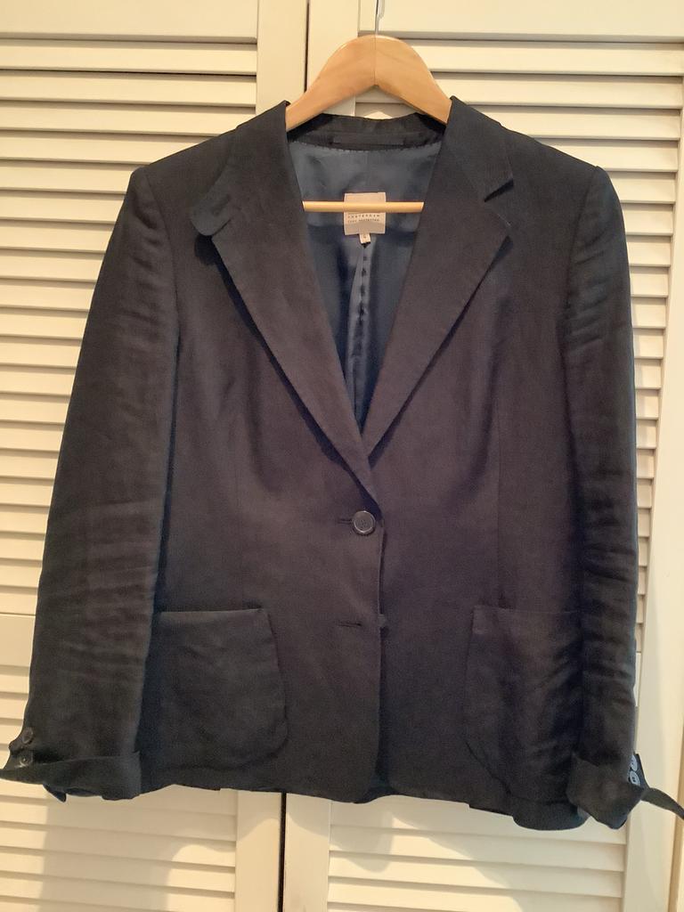 Pauw linnen blazer zwart, Ophalen of Verzenden, Zo goed als nieuw, Zwart