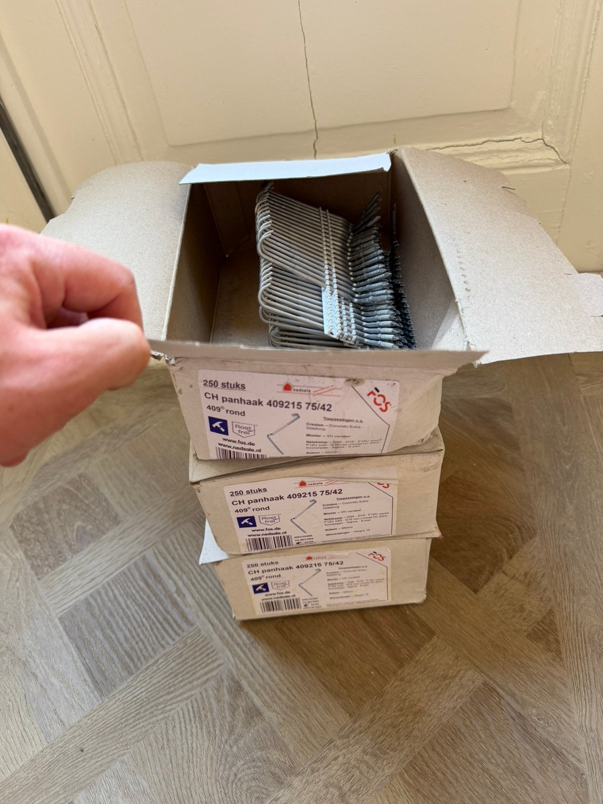 625st/2,5 doos FOS CH panhaak 409215 75/42 - Nieuw in doos, Ophalen of Verzenden, Nieuw