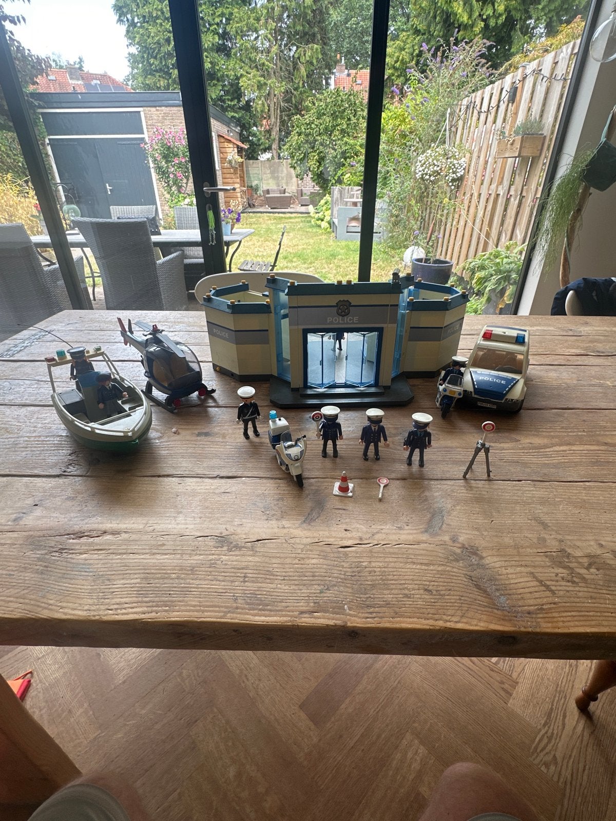 Playmobil Politiebureau, Voertuigen en Veel Extra's, Ophalen, Gebruikt, Gebouw, Complete set