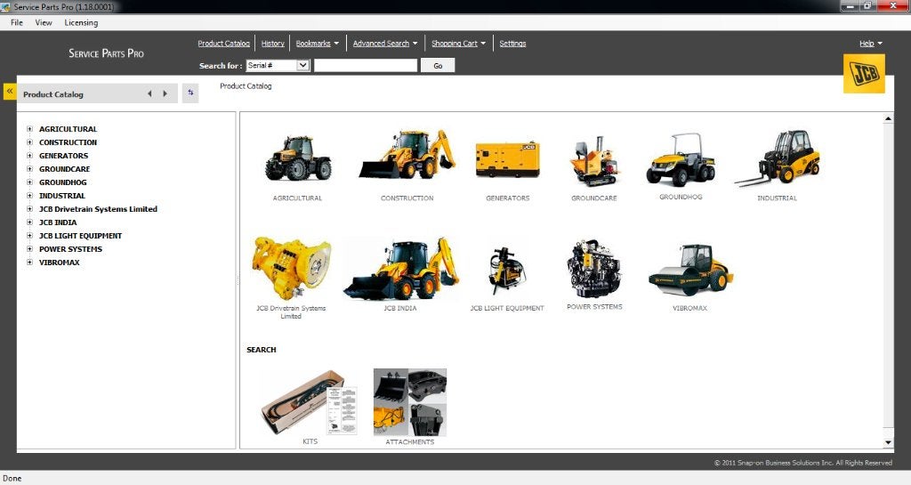 JCB SERVICE PARTS PRO 1.18 SPP 2015 + SERVICE MANUALS, Verzenden