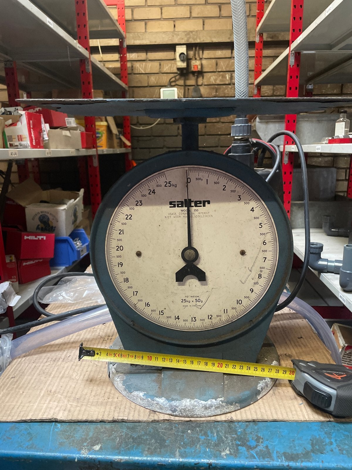 Vintage Salter Weegschaal 25kg - Model 250, Ophalen, Gebruikt, Overige typen, Minder dan 50 kg
