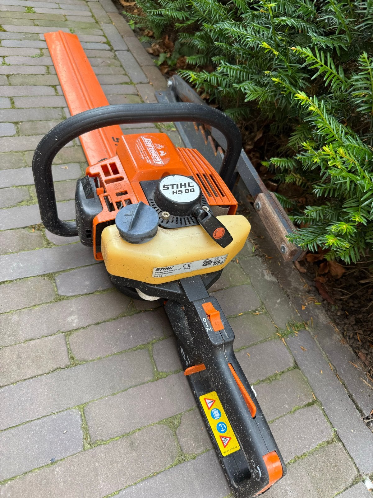 Stihl HS 80 Heggenschaar - Benzine, Ophalen, Gebruikt, Benzine
