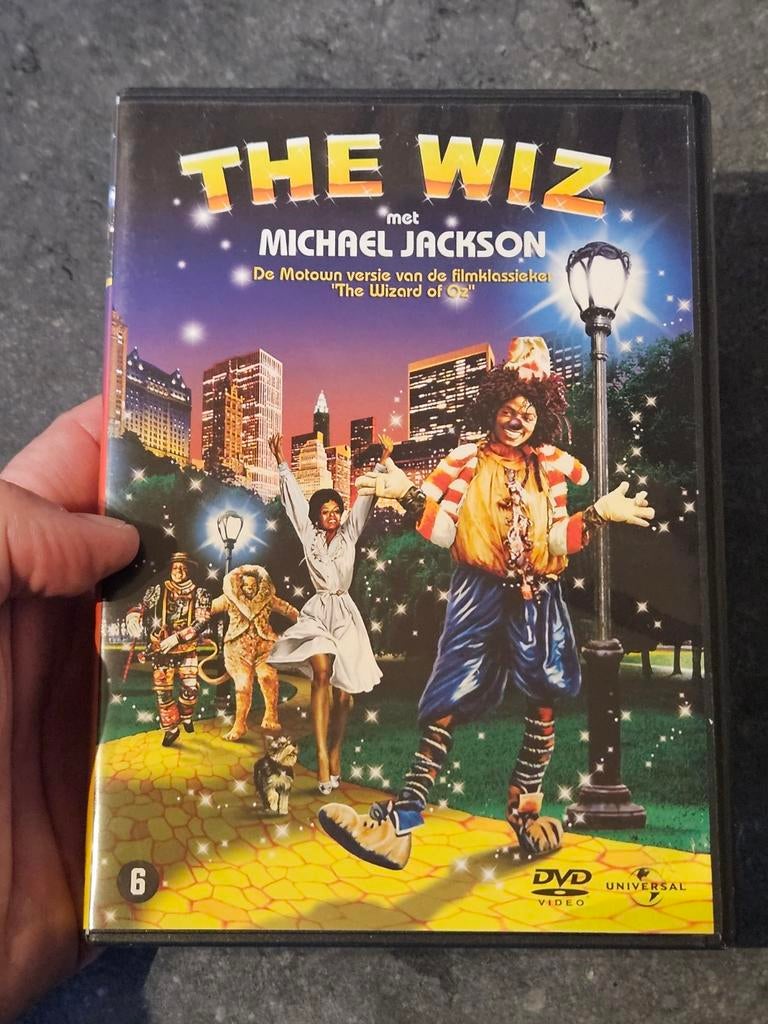 DVD The Wiz Michael Jackson The wizard of Oz, Vanaf 6 jaar, Ophalen of Verzenden, 1980 tot heden, Gebruikt