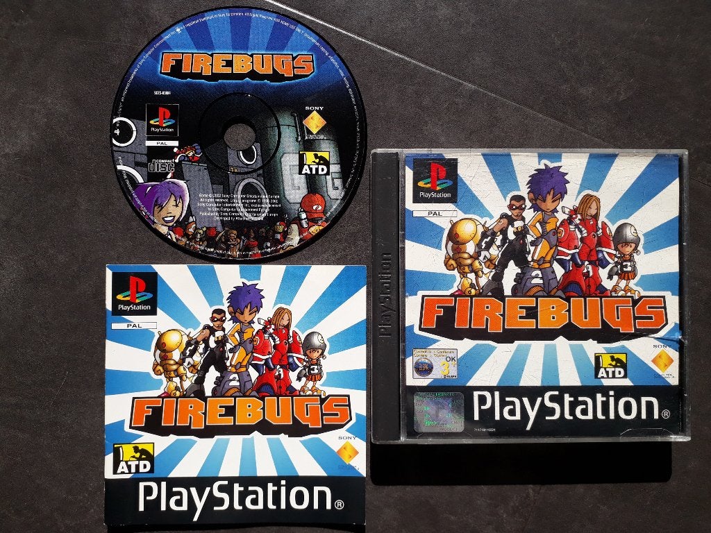 PS1 - Firebugs - PlayStation 1 Actie Racing, 1 speler, Racen en Vliegen, Ophalen of Verzenden, Zo goed als nieuw