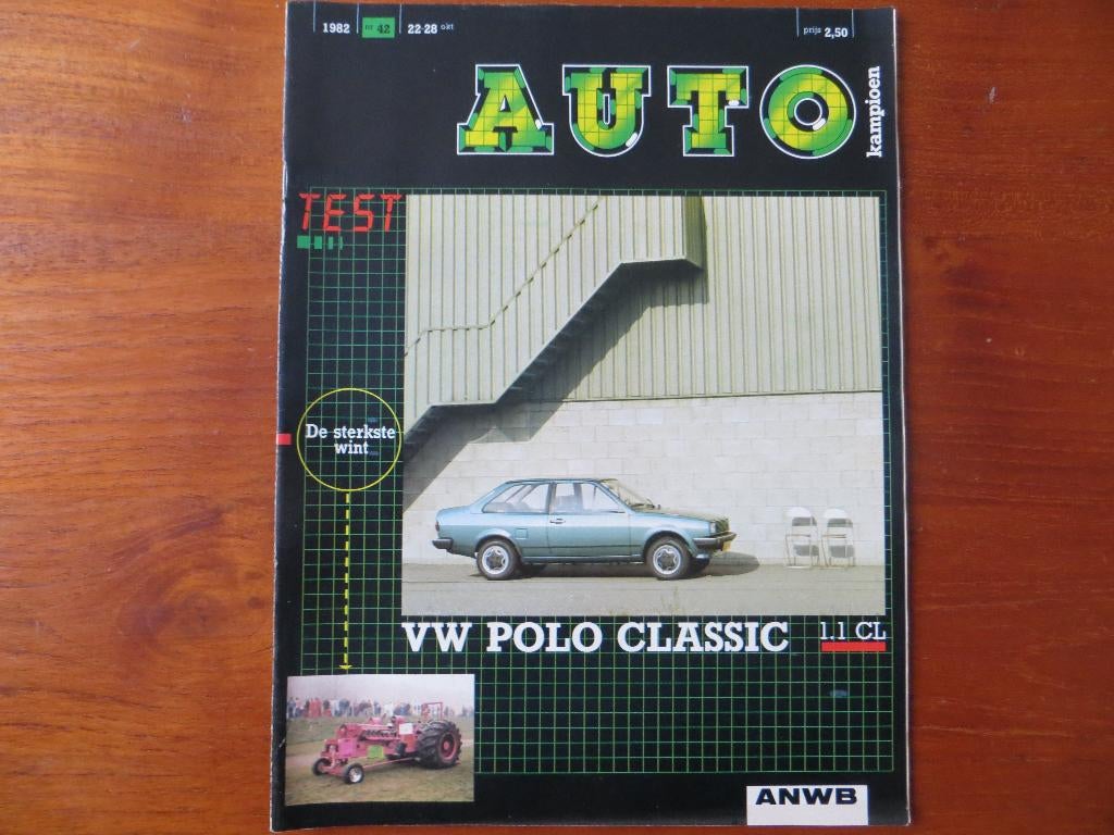 Autokampioen 42 1982 Volkswagen Polo Classic, Peugeot 305, Ophalen of Verzenden, Nieuw, Volkswagen