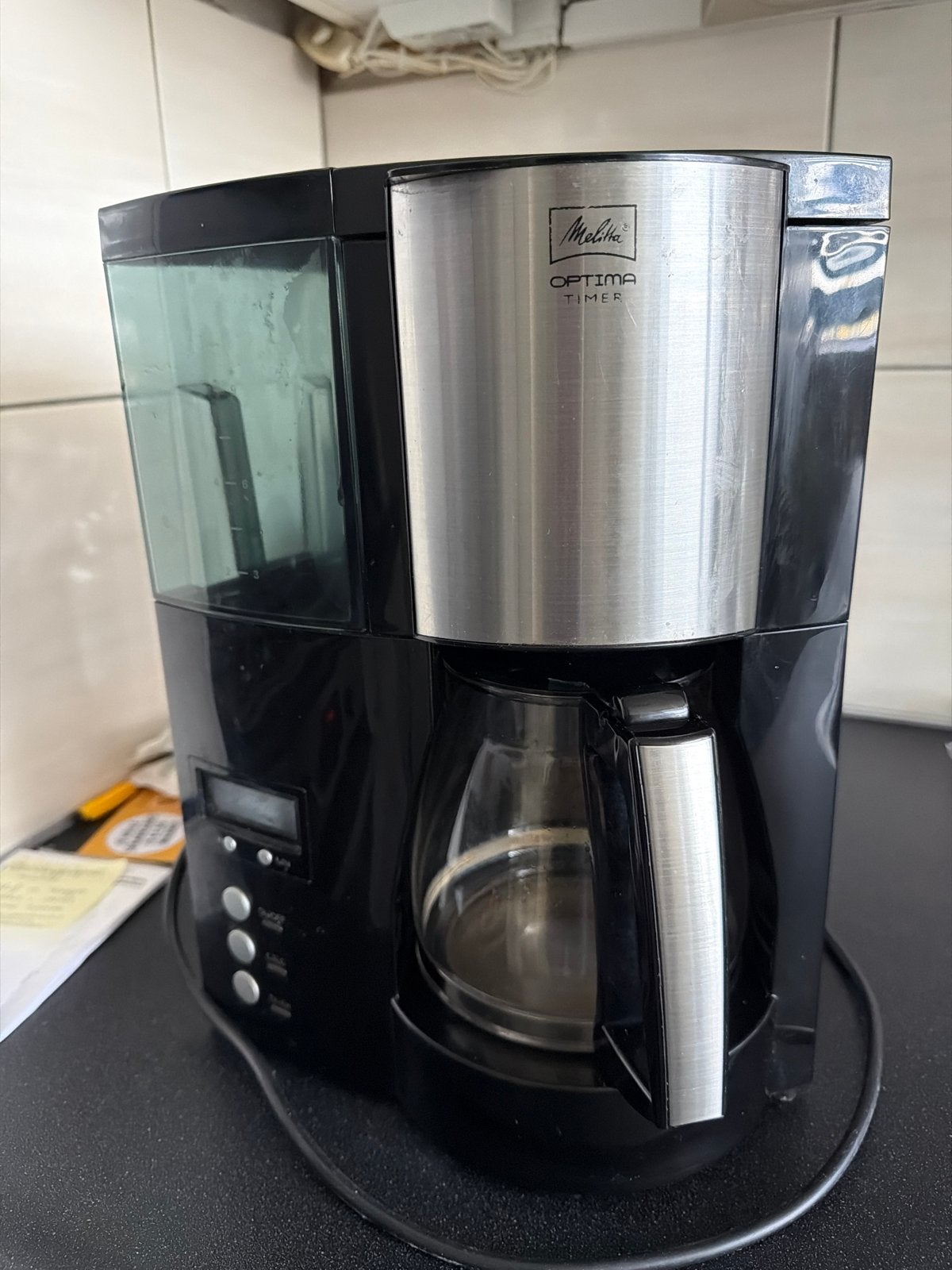 Melitta Optima Timer Koffiezetapparaat - Gebruikt, Afneembaar waterreservoir, Gebruikt, 10 kopjes of meer, Koffiemachine