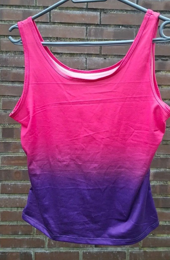 3 Zomerse Ombre Tanktop diverse kleuren, Overige kleuren, Maat 42/44 (L), Ophalen of Verzenden, Zonder mouw