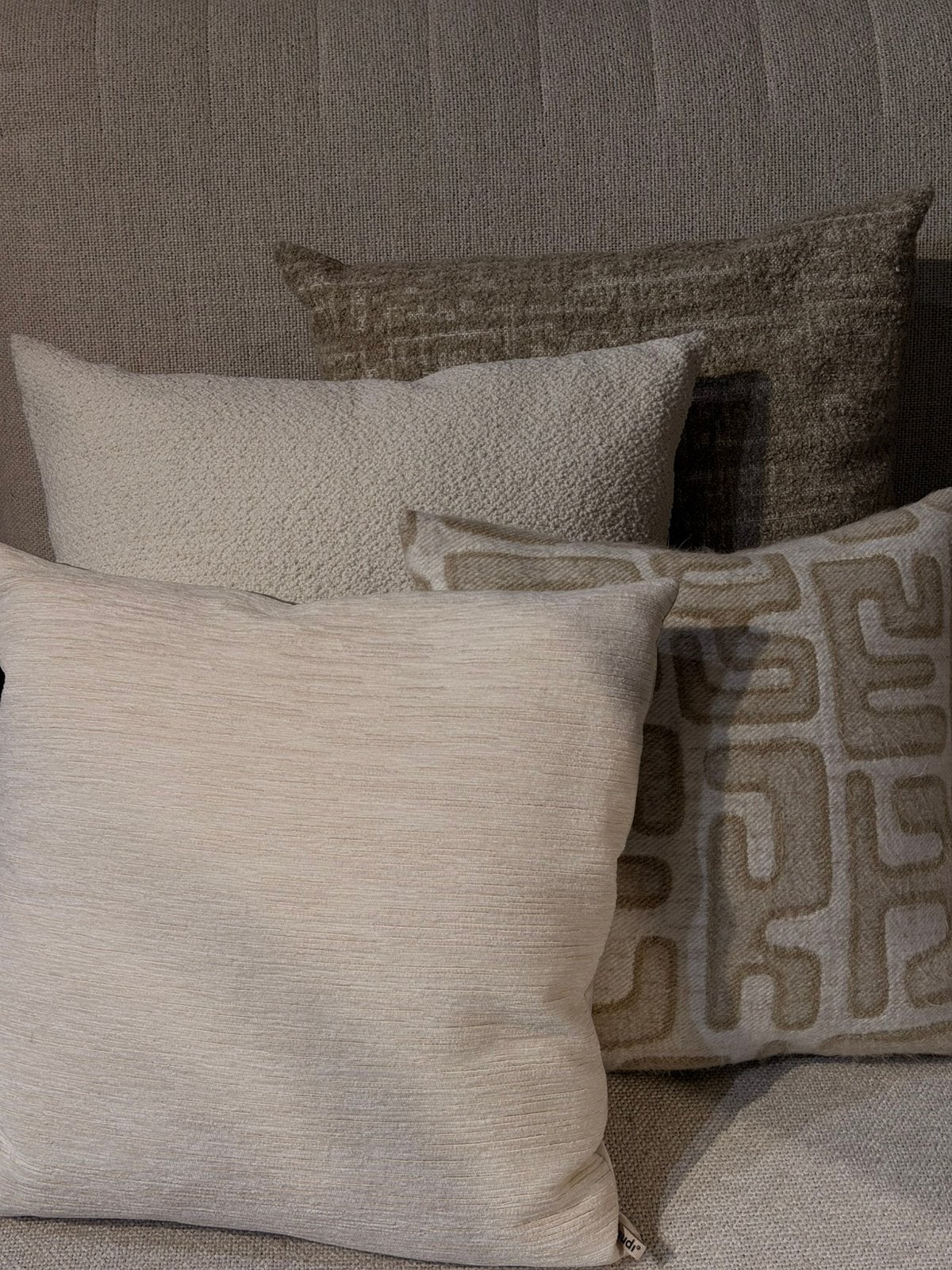 Nieuw Claudi kussens, Beige, Met print, Nieuw, Ophalen of Verzenden