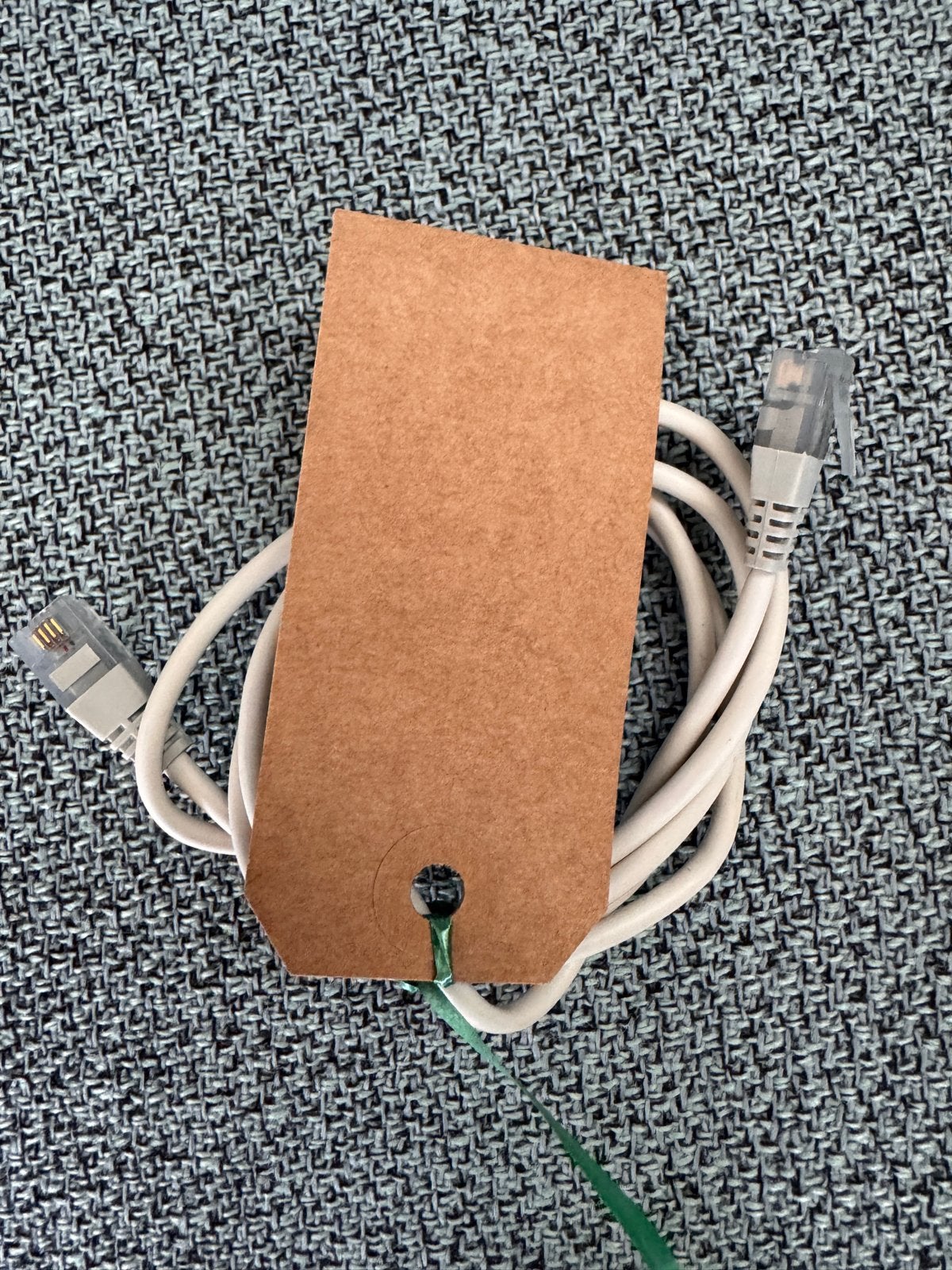 Witte Ethernetkabel met RJ45-connectoren, Ophalen of Verzenden, Gebruikt
