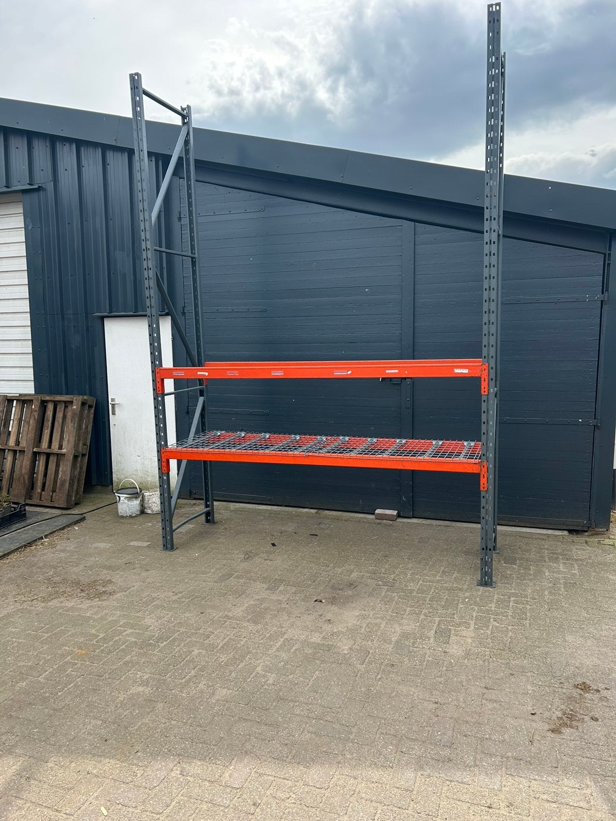 Stelling stellingen opruiming 4 niveaus, Tuin en Terras, Ophalen, 250 cm of meer, Palen