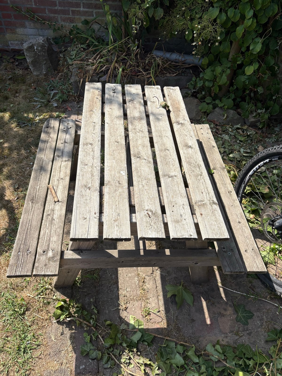 Kinder picknick tafel gratis, Ophalen