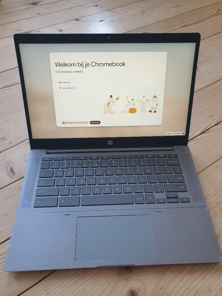 HP chromebook - 14 inch scherm en sterke metalen behuizing, Computers en Software, Chromebooks, 14 inch, HP >, Ophalen of Verzenden