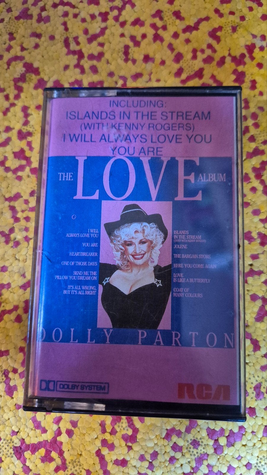 Dolly Parton the love album cassette, Cd's en Dvd's, Cassettebandjes, Ophalen of Verzenden, Gebruikt, 1 bandje