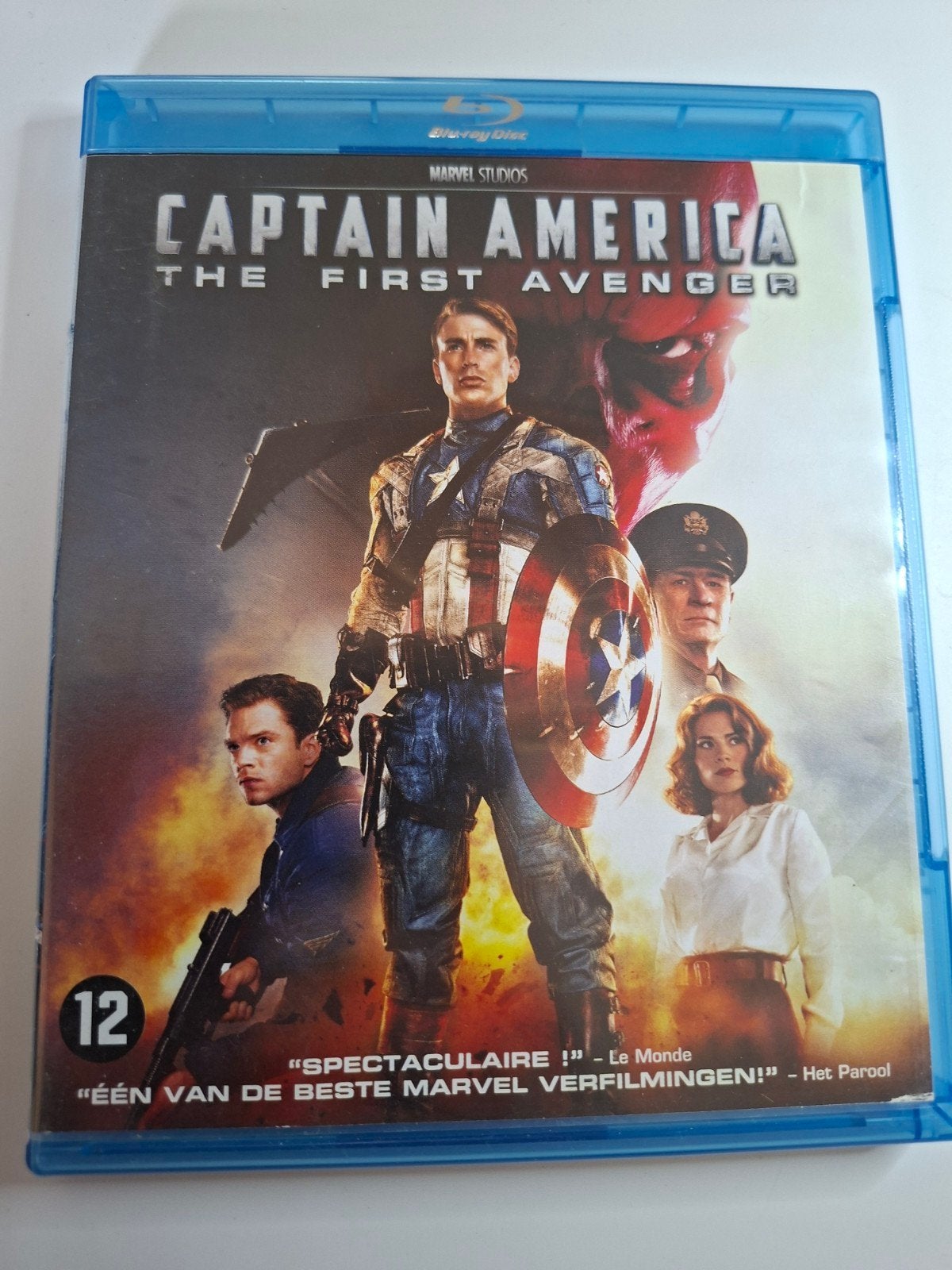 captain america Blu-ray ex rental zeer goede staat, Engels, Nederlands, Film, Actie
