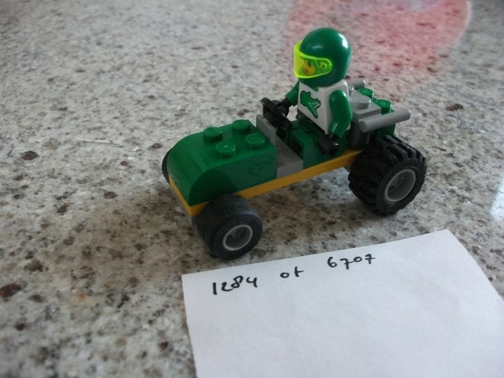 LEGO set 6707 (ook wel set 1284) Green Buggy, Gebruikt, Lego, Ophalen of Verzenden, Complete set