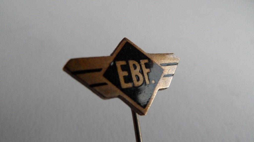 EBF bromfiets spoelen speld, geëmailleerd, Verzenden, Gebruikt, Merk, Speldje of Pin