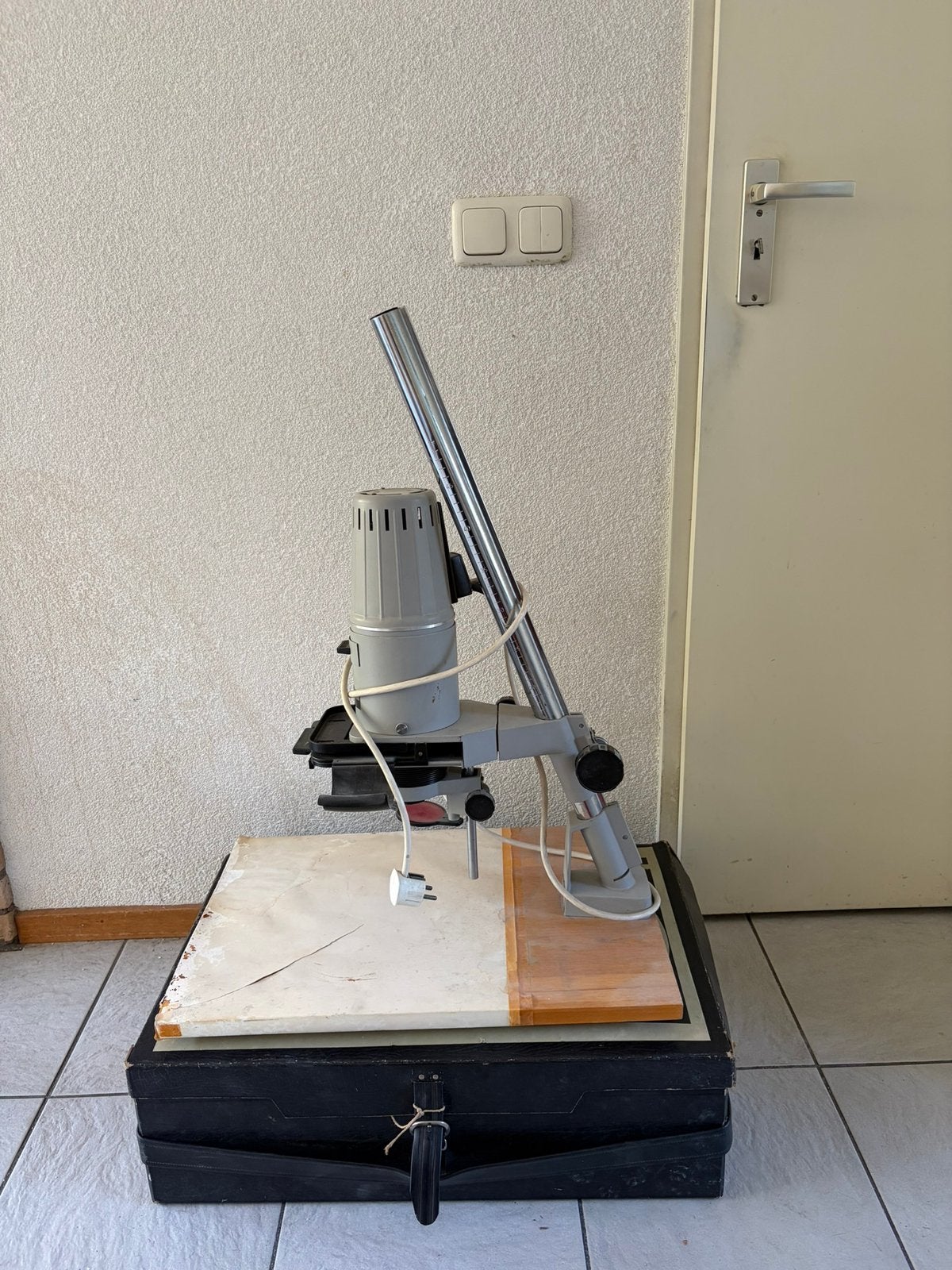 Bieden v.a. €39 en ophalen: Vintage DoKa met Meopta Opemus 4, Ophalen, Gebruikt, Meopta, Complete dokaset