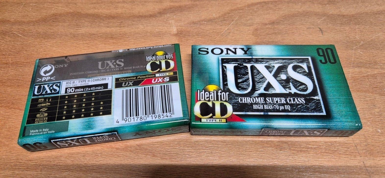 Sony UX-S 90 min Chrome Super Class Cassettebandjes, Cd's en Dvd's, 2 t/m 25 bandjes, Overige genres, Ophalen of Verzenden, Nieuw in verpakking