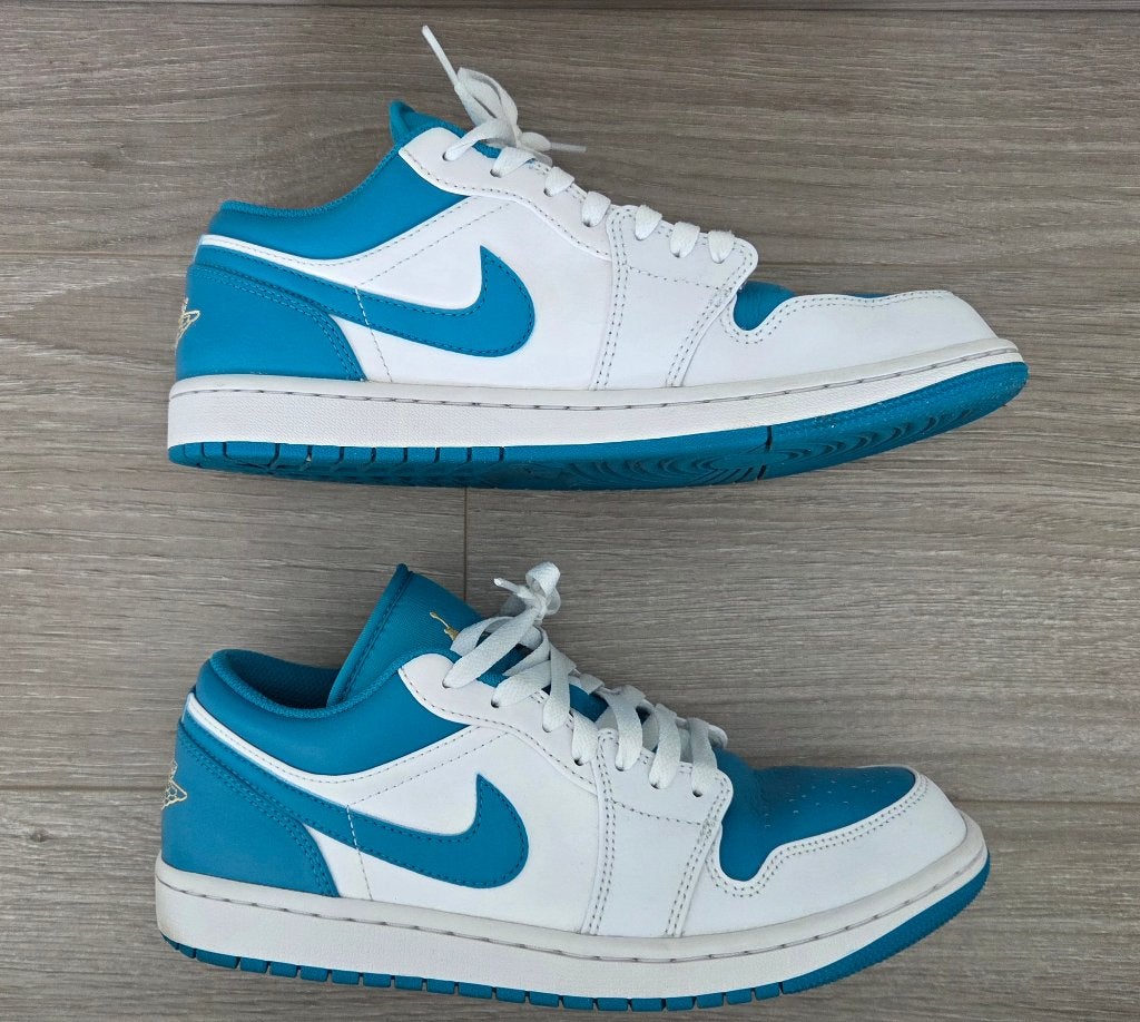 Nike Air Jordan 1 Low White Aquatone, Kleding | Heren, Schoenen, Wit, Ophalen of Verzenden, Nike Air Jordan, Sneakers of Gympen