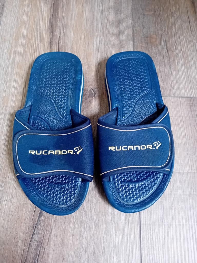Rucanor badslippers maat 37, Rucanor, Ophalen of Verzenden, Blauw