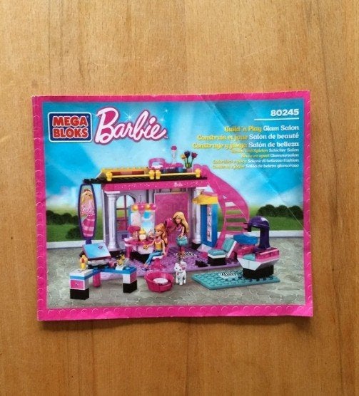 Barbie Mega Bloks Beautysalon (80245), Kinderen en Baby's, Speelgoed | Bouwstenen, Ophalen of Verzenden, Gebruikt, Megabloks