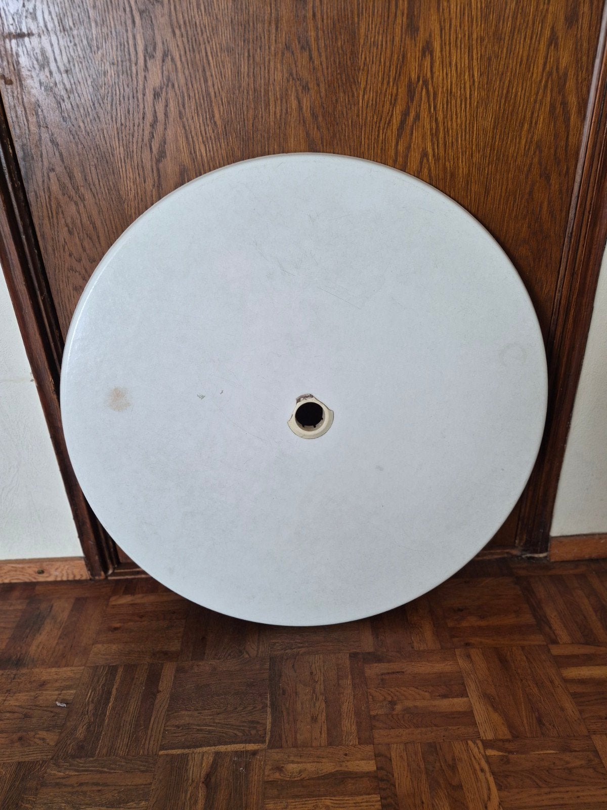 Vintage bijzettafel, Ophalen, Minder dan 45 cm, Minder dan 55 cm, Gebruikt