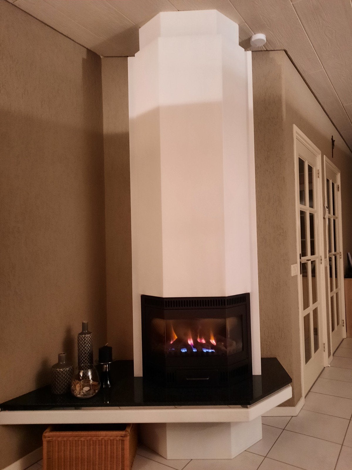 Te koop prima zeer complete gashaard., Ophalen, Inbouwhaard, Gashaard