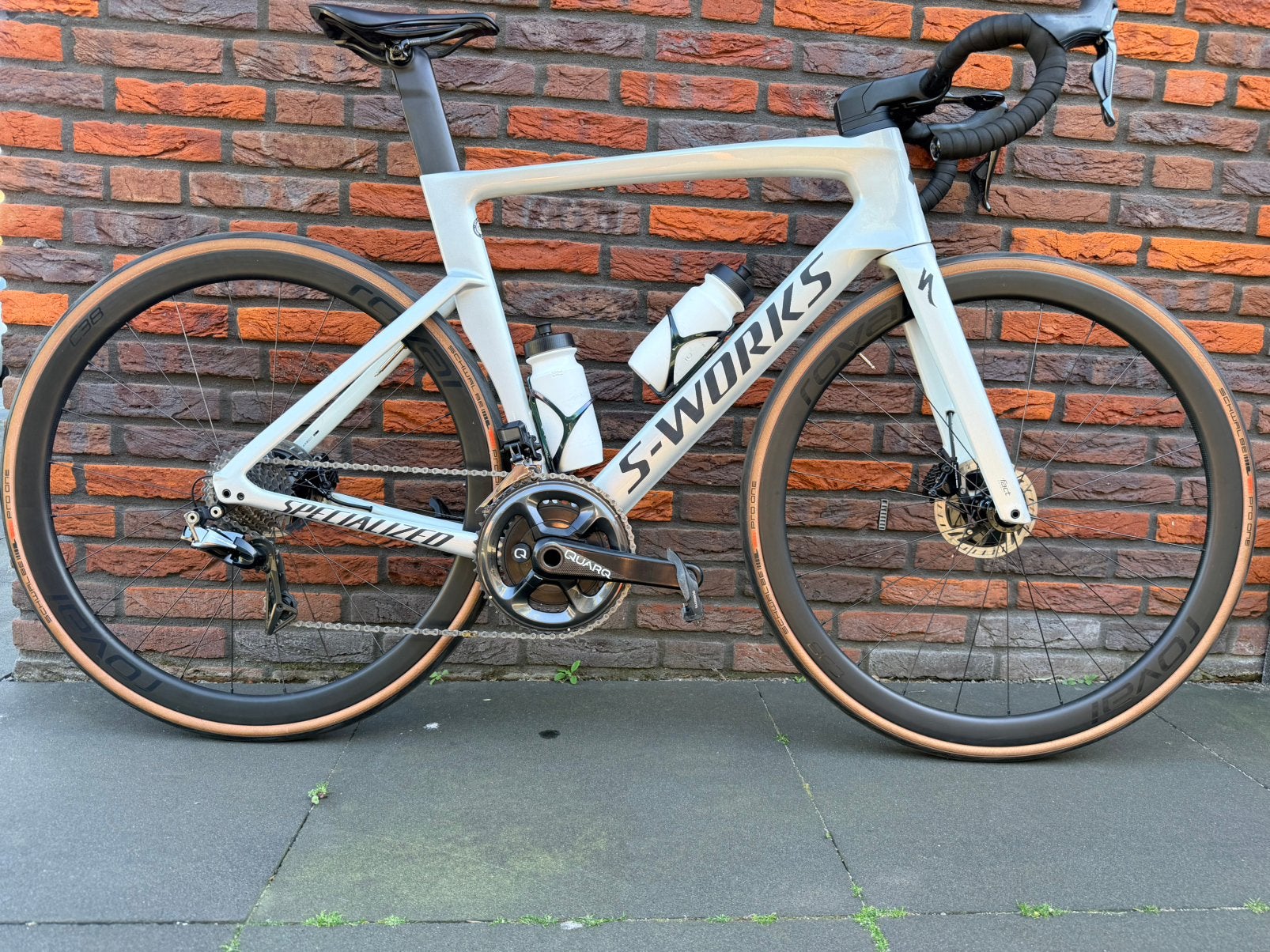 Specialized S-WORKS Venge Dura Ace Roval Disc Di2 Quarq, 28 inch, Carbon, Heren, Zo goed als nieuw