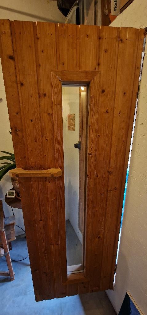 Sauna inrichting inclusief saunakachel, Ophalen, Zo goed als nieuw, Fins of Traditioneel, Complete sauna