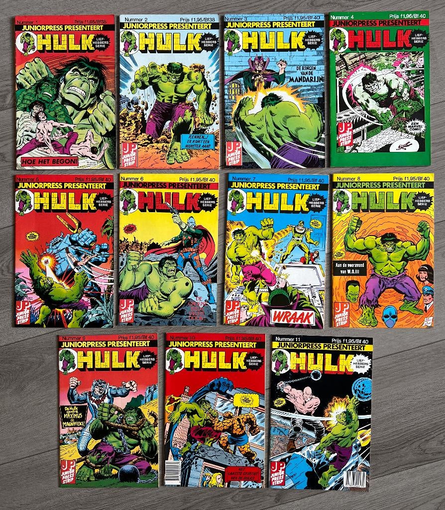 De complete HULK Liefhebbers Serie (1983-1984), Boeken, Strips | Comics, Marvel Comics, Verzenden, Complete serie of reeks, Europa