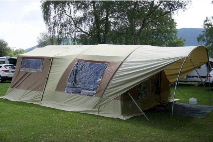 Raclet Safari 2011 – 6 persoons – voortent, luifel & keuken, Caravans en Kamperen, Ophalen, Gebruikt