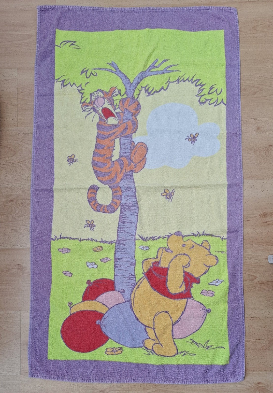 Kinder handdoek Winnie de Poeh Disney Hapl'o, Disney, Jongen of Meisje, One size, Ophalen of Verzenden