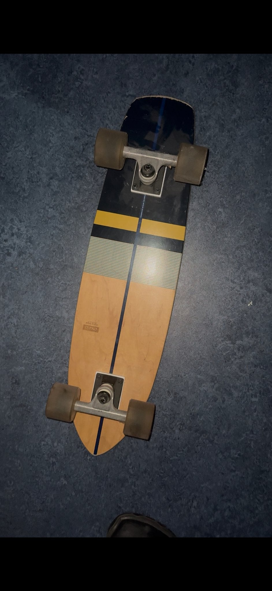 Oxelo Longboard - Perfect voor cruisen en carving, Ophalen of Verzenden, Gebruikt, Skateboard, Longboard